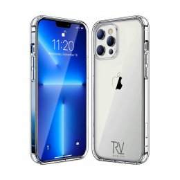 iPhone 14 Pro Max Stöttåligt Skal RV - Transparent