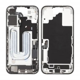iPhone 16 Mittenram med smådelar - Vit OEM