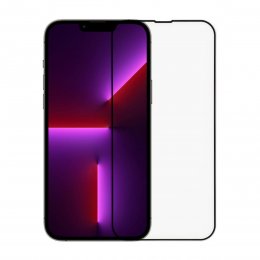 Skärmskydd iPhone 14 Plus/13 Pro Max - 3D Härdat Glas Svart