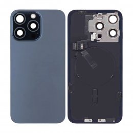 iPhone 15 Pro Max Baksida Glas Komplett OEM (Premium) - Blå