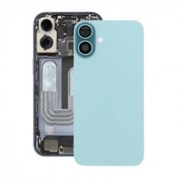 iPhone 16 Plus Baksida Glas med Magnet och Kameralins - Grön