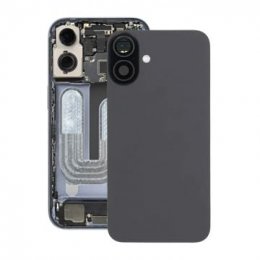 iPhone 16 Plus Baksida Glas Komplett OEM - Svart