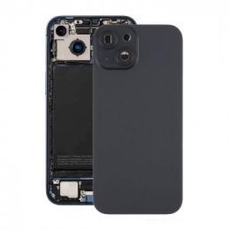 iPhone 15 Plus Baksida Glas med Magnet och Kameralins - Svart