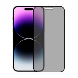 Skärmskydd Privacy Härdat Glas iPhone 16 Pro Max - Svart