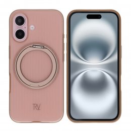 iPhone 16 RV Skal Roterande Magnet Stativ - Brons