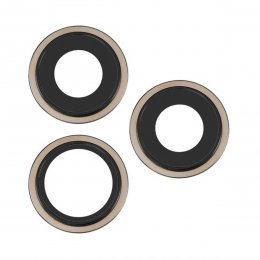 iPhone 15 Pro Max Kameralins med Metallram - Naturlig Titan