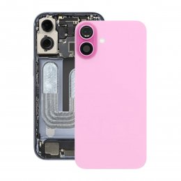 iPhone 16 Baksida Glas med Magnet och Kameralins - Rosa
