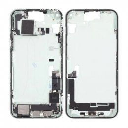 Mittenram med smådelar för iPhone 15 Plus - Grön OEM