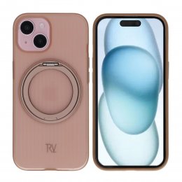 iPhone 15 RV Skal Roterande Magnet Stativ - Brons