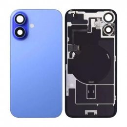 iPhone 16 Plus Baksida Glas med smådelar - Gul