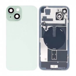 iPhone 15 Plus Back Cover Glass OEM Green With NFC flex and Small Parts and bracket