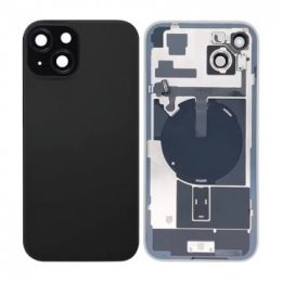 iPhone 15 Plus Back Cover Glass OEM Black With NFC flex and Small Parts and bracket