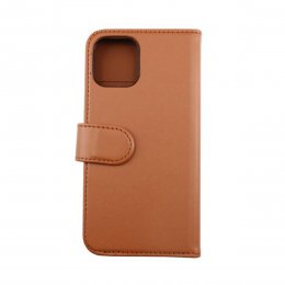 iPhone 13 Mini Plånboksfodral med Extra Kortfack - Guldbrun