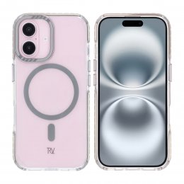 iPhone 16 RV Mobilskal Magnet Förstärkt - Grå
