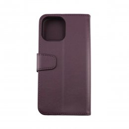 iPhone 13 Pro Max Plånboksfodral med Extra Kortfack - Mörklila