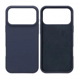 Mobilskal Mjukt Silikon för iPhone 17 Pro Max - Mörkblå