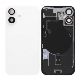 iPhone 16 Baksida Glas - Vit