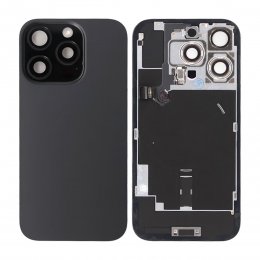 iPhone 16 Pro Baksida Glas - Svart
