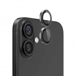 iPhone 16 Plus/16 Lins Kameraskydd - Svart