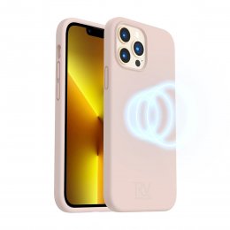 iPhone 14 Pro Silikonskal RV MagSafe - Sand Rosa