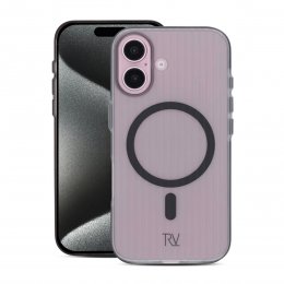 iPhone 16 Mobilskal Korrugerad Magsafe RV - Grå