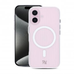 iPhone 16 Mobilskal Korrugerad Magsafe RV - Transparent