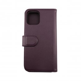 iPhone 12/12 Pro Plånboksfodral med Magnet - Mörklila