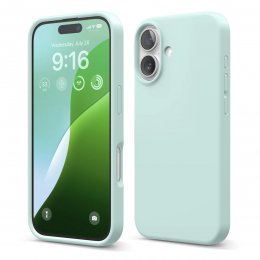 iPhone 16 Mobilskal Silikon RV - Grön
