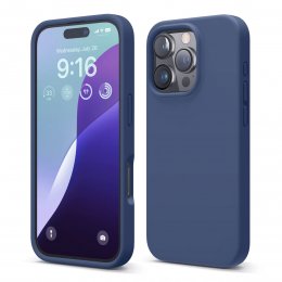 iPhone 16 Pro Mobilskal Silikon RV - Blå