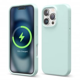 iPhone 16 Pro Mobilskal Silikon Magnet RV - Grön