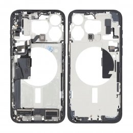 iPhone 15 Pro Max Mittenram med smådelar OEM (Premium) - Blå Titan