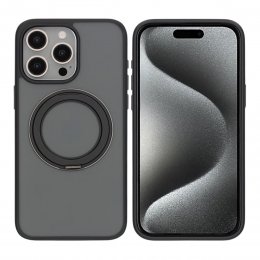 iPhone 15 Pro Max Mobilskal med Magsafe Stativ - Svart