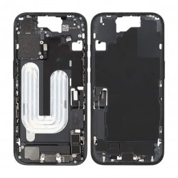 iPhone 16 Mittenram med smådelar - Svart OEM
