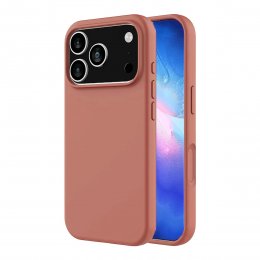 Rvelon Mobilskal Silikon MagSafe för iPhone 17 Pro - Mocka Rosa