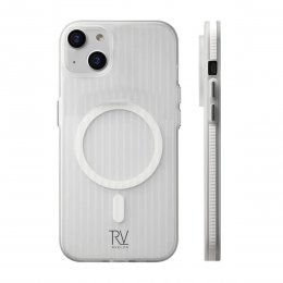 iPhone 13/14 Mobilskal Korrugerad med Magsafe RV - Vit