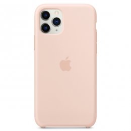 apple iphone 11 pro sandrosa pink sand silikon skal silikonskal