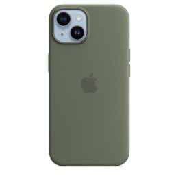 Apple iPhone 14 MagSafe Silikonskal Oliv