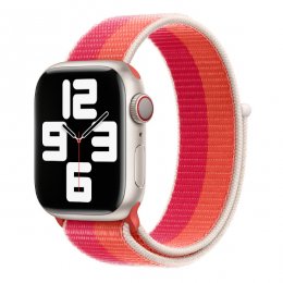 Apple Watch 44mm Sport Band Pink Citrus
