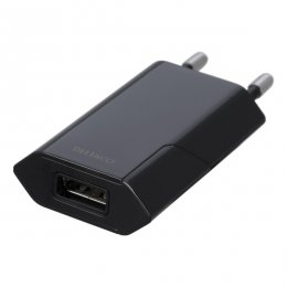 Deltaco USB väggladdare 100-240V 1x USB-A 1A 5W - Svart