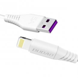 Dudao L2L USB-A till Lightning kabel 2 Meter Vit