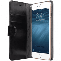 Plånboksfodral iPhone 8 Plus Svart