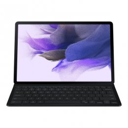 Galaxy Tab S7 Plus S7 FE S8 Plus Book Cover Keyboard Slim Tangetbord till din surfplatta Svart
