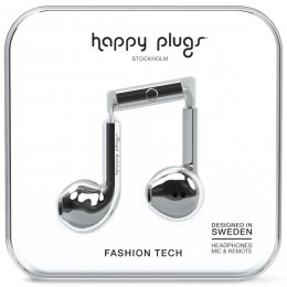 happy plugs earbud plus deluxe edition silver