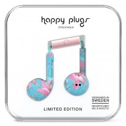 happy plugs earbuds plus botanica exotica