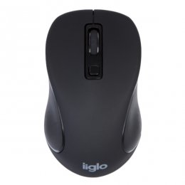 iiglo m210 mus mouse black 3 buttons optisk billig trådlös wireless
