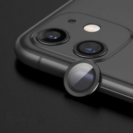 iPhone 12 Linsskydd med Metallram Svart