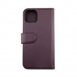 rvelon iphone 13 pro max magnetiskt plånboksfodral TPU PU artificiellt läder 4st kortfack färg mörk körsbär