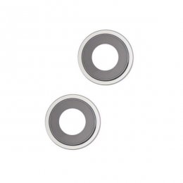iPhone 14 Kameralins med Ram Silver