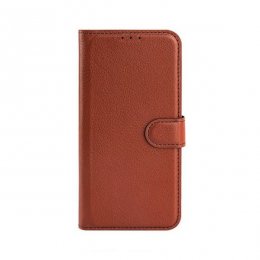 iPhone 14 Plånboksfodral med Flip Stand - Brun