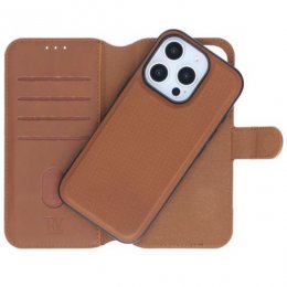 iPhone 16 Pro Max Plånboksfodral Magnet Rvelon Brun